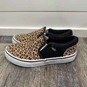Girls Leopard Vans